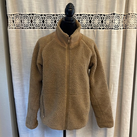 Brandy Melville / John Galt funnel neck teddy coat - Picture 1 of 7